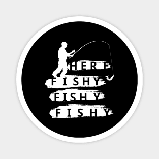 Funny Fishing Magnet